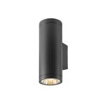 SLV Helia Pro L Luz De Pared Aluminium Antracita 10W 1200lm - 827 Luz Muy Cálida | Al Aire Libre - IP65