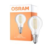 Osram Parathom Classic LED E14 Esférica Con Filamento Clara 4W 470lm - 827/840 Luz Muy Cálida / Blanco Frio | Relax y Active - Reemplazo 40W