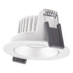 Ledvance Foco LED Adjust Aluminium Blanco 8W 640lm 36D - 927 Luz muy Cálida | Recorte 68mm - IP20 - Mejor reproducción de color - Regulable
