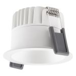 Ledvance Foco LED Oscurolight Aluminium Blanco 8W 720lm 36D - 940 Blanco Frio | Recorte 68mm - IP44 - Mejor reproducción de color - Regulable