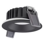 Ledvance Foco LED Air Fix Aluminium Negro 6W 480lm 36D - 927 Luz muy Cálida | Recorte 68mm - IP65 - Mejor reproducción de color - Regulable