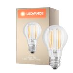 Ledvance Classic LED E27 Pera con Filamento Clara 7.5W 1055lm - 827 Luz muy Cálida | Regulable - Reemplazo 75W