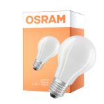Osram Classic LED E27 Pera Con Filamento Mate 5.7W 1055lm - 827 Luz Muy Cálida | Regulable - Reemplazo 75W