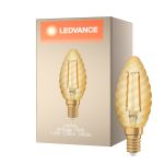 Ledvance Vintage 1906 LED E14 Vela Oro 1.5W 120lm - 824 Luz Muy Cálida | Reemplazo 12W
