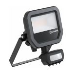 Ledvance Proyector LED Aluminium Negro 8W 1200lm 100D - 840 Blanco Frio | IP65 - Sensor De Movimiento Y Luz - Simétrico