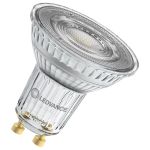 Ledvance Foco LED GU10 PAR16 6.1W 575lm 60D - 927 Luz Muy Cálida | Mejor Reproducción De Color - Regulable - Reemplazo 80W