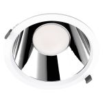Ledvance Downlight LED Comfort UGR19 Aluminium 42W/36W/30W 5000lm/4200lm/3600lm 100D - 930-940 CCT | Recorte 250mm - IP44 - Mejor Reproducción De Color