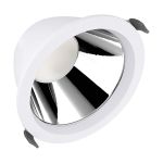 Ledvance Downlight LED Comfort Aluminium Blanco 18W 2160lm 55D - 930-940 CCT | 160mm - Recorte 150mm - IP44 - Mejor Reproducción De Color - UGR<19 - Zigbee Regulable 