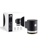 D'Lite Luz De Pared Solis Solar Negro Up & Down - 830 Luz Cálida | IP54 - Sensor De Movimiento