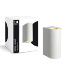 D'Lite Luz De Pared Vossem Blanco Up & Down | IP56 - Apta Para 2x GU10 