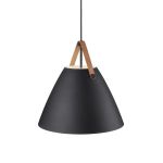 DFTP by Nordlux Colgante De Luz Strap 48 Negro - Metal | E27 Max 40W