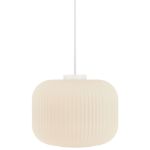 Nordlux Milford 30 Colgante De Luz Vidrio Blanco | Apta para 1x E27