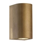 Nordlux Canto Luz De Pared Latón Oro Up & Down | Apta para 2x GU10