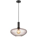 Nordlux Alton Colgante De Luz Vidrio Negro | Apta para E27