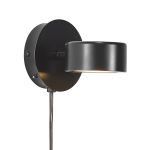 Nordlux Spot Clyde 5.5W 827 350lm 120D Negro - Metal | Regulable - Luz muy Cálida