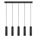 Nordlux Tilo Colgante De Luz Metal Negro | Apta para 5x GU10