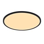 Nordlux Plafón LED Techo/Pared Oja 60 38W 830 3000lm Negro IP20 | 3 pasos Regulable - Luz Cálida