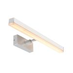 Nordlux Otis 60 Luz De Pared Aluminium Cromo 17W 1650lm 930 Luz Cálida | IP44 - Mejor Reproducción De Color - 3Step Regulable