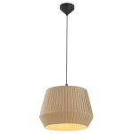 Nordlux Dicte 40 Colgante De Luz Textil Beige| Apta para 1x E27