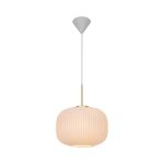 Nordlux Milford Colgante De Luz Vidrio Blanco | Apta para E27