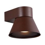 Nordlux Kyklop Cone Luz De Pared Aluminium Oxidado | Apta para GU10