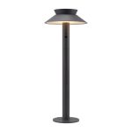 Nordlux Solar Lámpara de pedestal Justina Metal Antracita 5W 400lm - 830 Luz Cálida | Sensor de Movimiento y Luz