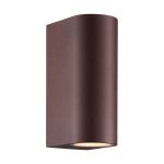 Nordlux Dion Luz De Pared Aluminium Oxidado Up & Down | Apta para 2x GU10
