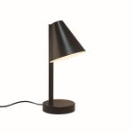 Nordlux Lámpara De Mesa Wilmer Metal Negro | Apta para 1x E14