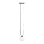 Emibig Colgante De Luz Glam Acero Negro | Apta para 1x E14 - Max 10W