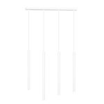 Emibig Colgante De Luz Selter Acero Blanco | Apta para 4x G9 - Max 8W