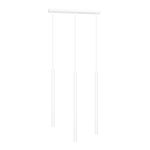 Emibig Colgante De Luz Selter Acero Blanco | Apta para 3x G9 - Max 8W