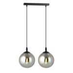 Emibig Colgante De Luz Cosmo Acero Negro | Apta para 2x E14 - Max 10W