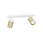 Emibig Luz de techo Zen Acero Blanco | Apta para 2x GU10 - Max 10W