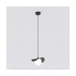 Emibig Colgante De Luz Ritual Acero Negro | Apta para 1x G9 - Max 8W