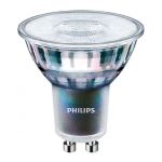 Philips MASTER LED Spot ExpertColor GU10 PAR16 5.5W 400lm 25D - 940 Blanco Frio | Mejor reproducción de color - Regulable - Reemplazo 50W