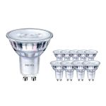 Multipack 10x Philips Corepro LED Foco GU10 PAR16 4.6W 370lm 36D - 830 Luz Cálida | Reemplazo 50W