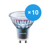 Multipack 10x Philips MASTER LED Spot ExpertColor GU10 PAR16 3.9W 280lm 36D - 930 Luz Cálida | Mejor reproducción de color - Regulable - Reemplazo 35W