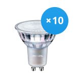 Multipack 10x Philips MASTER Value LED Spot GU10 PAR16 3.7W 285lm 60D - 940 Blanco Frio | Mejor reproducción de color - Regulable - Reemplazo 35W