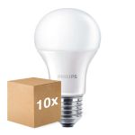 Multipack 10x Philips Corepro LED Bulbo E27 Pera Mate 13W 1521lm - 840 Blanco Frio | Reemplazo 100W