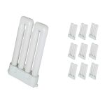 Multipack 10x Osram Dulux F 24W 840 | Blanco Frio - 4-Pines