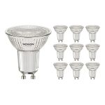 Multipack 10x Noxion Foco LED GU10 PAR16 4W 345lm 36D - 827 Luz muy Cálida | Regulable - Reemplazo 50W
