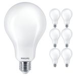 Multipack 6x Philips Corepro LED Bulbo E27 Pera Mate 23W 3452lm - 865 Luz de Día | Reemplazo 200W