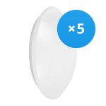 Multipack 5x Ledvance Surface Circular 250 13W 830 920lm Blanco IP44 | Luz Cálida