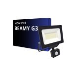 Noxion Proyector LED Beamy G3 50W 5500lm 110D - 840 Blanco Frio | IP44 - Sensor de Movimiento y Luz - Simétrico