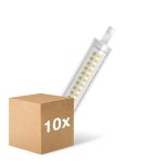 Multipack 10x Osram Slim Line LED R7s 118mm 12W 1521lm - 827 Luz muy Cálida | Reemplazo 100W