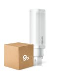 Multipack 9x Philips CorePro PL-C LED 5.9W 660lm - 840 Blanco Frio | 2-Pines - Reemplazo 13W