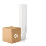 Multipack 9x Philips CorePro PL-C LED 8.9W 1100lm - 840 Blanco Frio | 2-Pines - Reemplazo 26W