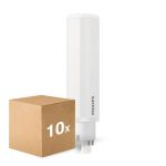 Multipack 10x Philips CorePro PL-C LED 9.5W 1100lm - 840 Blanco Frio | 4-Pines - Reemplazo 26W