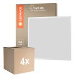 Multipack 4x Ledvance Panel LED Compacto Aluminium Blanco 33W 3630lm - 840 Blanco Frio | 60x60cm - UGR < 19