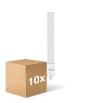 Multipack 10x Noxion Lucent PL-S LED  6W - 827 Luz Muy Cálida | 2-Pines - Reemplazo 11W